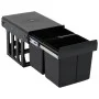 Removable kitchen trash can recycling soft close 36 L by vidaXL, Garbage cans and trash cans - Ref: Foro24-51179, Price: 90,3...