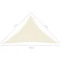 Cream HDPE sail awning 160 g/m² 4x4x5.8 m by vidaXL, Umbrellas - Ref: Foro24-311204, Price: 27,38 €, Discount: %