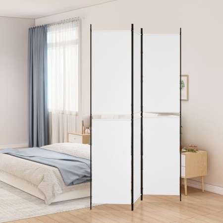Trennwand mit 3 weißen Stoffbahnen 150x220 cm von vidaXL, Raumteiler - Ref: Foro24-350242, Preis: 37,51 €, Rabatt: %