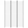 Biombo divisor de 3 paneles de tela blanco 150x220 cm de vidaXL, Divisores de ambientes - Ref: Foro24-350242, Precio: 36,72 €...