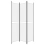 Trennwand mit 3 weißen Stoffbahnen 150x220 cm von vidaXL, Raumteiler - Ref: Foro24-350242, Preis: 37,51 €, Rabatt: %