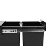 Removable kitchen trash can recycling soft close 36 L by vidaXL, Garbage cans and trash cans - Ref: Foro24-51179, Price: 90,3...