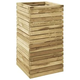 Blumenbeet aus imprägniertem Kiefernholz, 50 x 50 x 100 cm von vidaXL, Töpfe und Pflanzgefäße - Ref: Foro24-49102, Preis: 107...