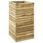 Arriate de madera de pino impregnada 50x50x100 cm de vidaXL, Maceteros y jardineras - Ref: Foro24-49102, Precio: 107,11 €, De...
