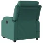 Sillón de masaje reclinable de tela verde oscuro de vidaXL, Sillones - Ref: Foro24-373480, Precio: 259,80 €, Descuento: %