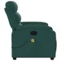 Sillón de masaje reclinable de tela verde oscuro de vidaXL, Sillones - Ref: Foro24-373480, Precio: 259,80 €, Descuento: %