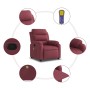 Red wine fabric reclining massage chair by vidaXL, Armchairs - Ref: Foro24-373477, Price: 273,39 €, Discount: %