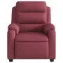 Red wine fabric reclining massage chair by vidaXL, Armchairs - Ref: Foro24-373477, Price: 271,69 €, Discount: %