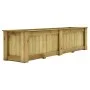 Pine wood flowerbed treated with preservatives 196x50x50 cm by vidaXL, Pots and planters - Ref: Foro24-49095, Price: 194,05 €...