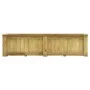 Pine wood flowerbed treated with preservatives 196x50x50 cm by vidaXL, Pots and planters - Ref: Foro24-49095, Price: 194,05 €...