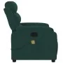 Liegender Massagesessel aus dunkelgrünem Samt von vidaXL, Sessel - Ref: Foro24-373513, Preis: 260,45 €, Rabatt: %