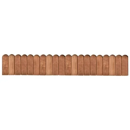 Roll of brown impregnated pine wood border 120 cm by vidaXL, Garden edging and edging - Ref: Foro24-49106, Price: 20,26 €, Di...