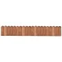 Roll of brown impregnated pine wood border 120 cm by vidaXL, Garden edging and edging - Ref: Foro24-49106, Price: 20,26 €, Di...