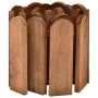 Roll of brown impregnated pine wood border 120 cm by vidaXL, Garden edging and edging - Ref: Foro24-49106, Price: 20,26 €, Di...