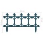 Garteneinfassung 16 Stück PP grün 10 m von vidaXL, Garteneinfassung und Einfassung - Ref: Foro24-48619, Preis: 39,47 €, Rabat...