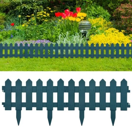 Garden edging 25 units PP green 10 m by vidaXL, Garden edging and edging - Ref: Foro24-48617, Price: 55,50 €, Discount: %