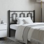 Black metal headboard 100 cm by vidaXL, Headboards and footboards - Ref: Foro24-374270, Price: 34,39 €, Discount: %