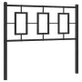 Cabecero de metal negro 100 cm de vidaXL, Cabeceros y pies de cama - Ref: Foro24-374270, Precio: 33,88 €, Descuento: %