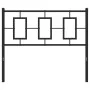 Cabecero de metal negro 100 cm de vidaXL, Cabeceros y pies de cama - Ref: Foro24-374270, Precio: 33,88 €, Descuento: %
