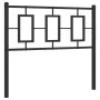 Cabecero de metal negro 100 cm de vidaXL, Cabeceros y pies de cama - Ref: Foro24-374270, Precio: 33,88 €, Descuento: %