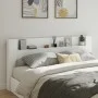 Bed headboard with white LED 220x16.5x103.5 cm by vidaXL, Headboards and footboards - Ref: Foro24-839273, Price: 110,41 €, Di...