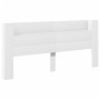Bettkopfteil mit weißer LED 220x16,5x103,5 cm von vidaXL, Kopf- und Fußteile - Ref: Foro24-839273, Preis: 112,12 €, Rabatt: %