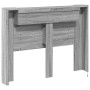Bettkopfteil mit LED-Licht Sonomagrau 140x16,5x103,5 cm von vidaXL, Kopf- und Fußteile - Ref: Foro24-839250, Preis: 94,94 €, ...