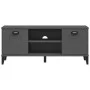 VIKEN shoe bench anthracite engineered wood 106x35x45 cm by vidaXL, Shoe racks and shoe organizers - Ref: Foro24-374934, Pric...