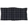 Low back chair cushions 4 pcs Oxford fabric plaid black by vidaXL, Cushions for chairs and sofas - Ref: Foro24-377720, Price:...