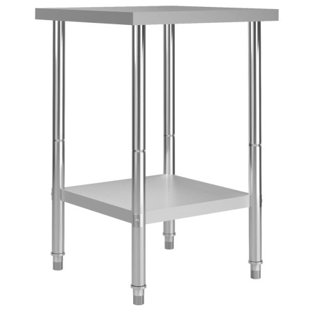 Küchenarbeitstisch aus Edelstahl 60x60x85 cm von vidaXL, Wiederherstellung - Ref: Foro24-51184, Preis: 129,25 €, Rabatt: %