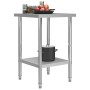 Küchenarbeitstisch aus Edelstahl 60x60x85 cm von vidaXL, Wiederherstellung - Ref: Foro24-51184, Preis: 129,25 €, Rabatt: %