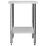 Küchenarbeitstisch aus Edelstahl 60x60x85 cm von vidaXL, Wiederherstellung - Ref: Foro24-51184, Preis: 129,25 €, Rabatt: %