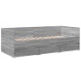Sonoma graue Holzwerkstoffliege mit Schubladen 75x190 cm von vidaXL, Betten und Lattenroste - Ref: Foro24-3280837, Preis: 195...