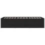 Lounger with drawers black engineered wood 90x190 cm by vidaXL, Beds and slatted bases - Ref: Foro24-3280882, Price: 184,04 €...