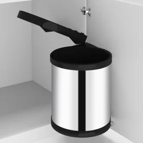 Built-in stainless steel kitchen trash can 12 L by vidaXL, Garbage cans and trash cans - Ref: Foro24-51172, Price: 51,22 €, D...