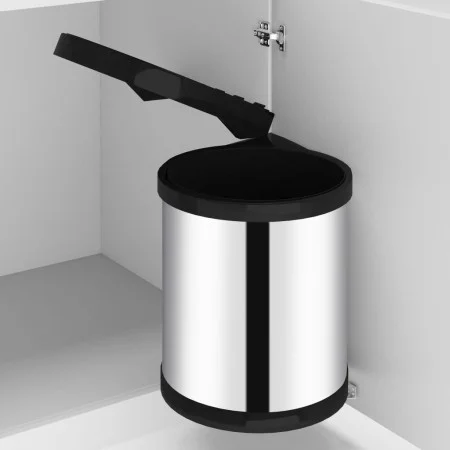 Built-in stainless steel kitchen trash can 12 L by vidaXL, Garbage cans and trash cans - Ref: Foro24-51172, Price: 51,39 €, D...