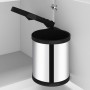 Built-in stainless steel kitchen trash can 12 L by vidaXL, Garbage cans and trash cans - Ref: Foro24-51172, Price: 45,69 €, D...