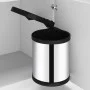 Built-in stainless steel kitchen trash can 12 L by vidaXL, Garbage cans and trash cans - Ref: Foro24-51172, Price: 51,39 €, D...