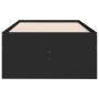 Tumbona con cajones madera de ingeniería negro 90x190 cm de vidaXL, Camas y somieres - Ref: Foro24-3280882, Precio: 185,72 €,...