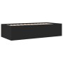 Tumbona con cajones madera de ingeniería negro 90x190 cm de vidaXL, Camas y somieres - Ref: Foro24-3280882, Precio: 185,72 €,...