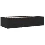 Tumbona con cajones madera de ingeniería negro 100x200 cm de vidaXL, Camas y somieres - Ref: Foro24-3280868, Precio: 180,60 €...