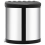 Built-in stainless steel kitchen trash can 12 L by vidaXL, Garbage cans and trash cans - Ref: Foro24-51172, Price: 45,69 €, D...