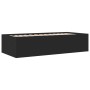 Tumbona con cajones madera de ingeniería negro 100x200 cm de vidaXL, Camas y somieres - Ref: Foro24-3280868, Precio: 182,89 €...