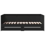 Tumbona con cajones madera de ingeniería negro 90x190 cm de vidaXL, Camas y somieres - Ref: Foro24-3280854, Precio: 263,02 €,...