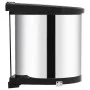 Built-in stainless steel kitchen trash can 12 L by vidaXL, Garbage cans and trash cans - Ref: Foro24-51172, Price: 51,39 €, D...