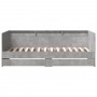 Betongraue Holzwerkstoffliege mit Schubladen 90x190 cm von vidaXL, Betten und Lattenroste - Ref: Foro24-3280856, Preis: 213,3...