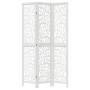White Paulownia solid wood 3-panel dividing screen by vidaXL, Room dividers - Ref: Foro24-358735, Price: 99,16 €, Discount: %