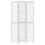 White Paulownia solid wood 3-panel dividing screen by vidaXL, Room dividers - Ref: Foro24-358735, Price: 97,77 €, Discount: %