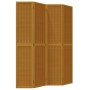 4-panel partition screen solid paulownia wood brown by vidaXL, Room dividers - Ref: Foro24-358819, Price: 135,19 €, Discount: %
