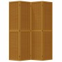4-panel partition screen solid paulownia wood brown by vidaXL, Room dividers - Ref: Foro24-358819, Price: 135,19 €, Discount: %